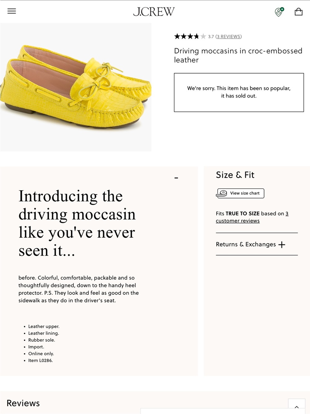 J. Crew Diving Moccasin in Croc-Embossed Leather Size 8.5 EUC - Picture 6 of 6
